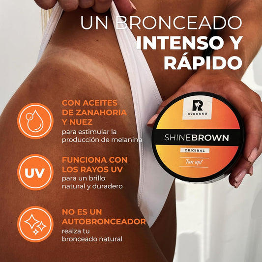 Crema Bronceadora Hidratante SHINEBROWN