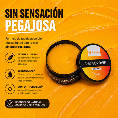 Crema Bronceadora Hidratante - Natural