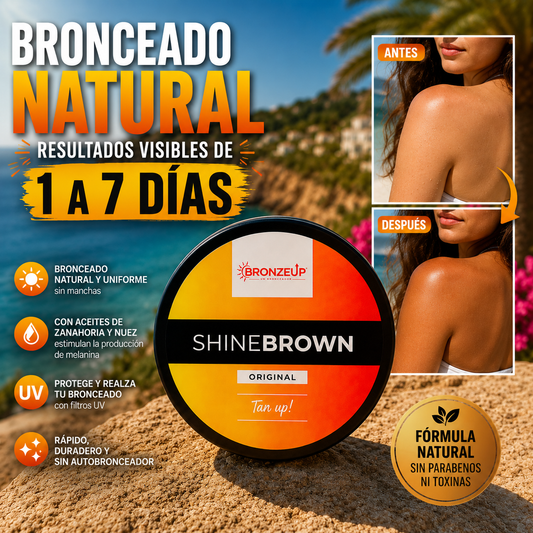 Crema Bronceadora Hidratante - Natural